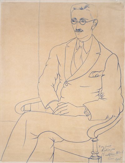 Portrét Geralda Reitlingera, 1926 od Christopher Wood