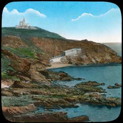 Lizard Lighthouse, Cornwall, konec 19. nebo začátek 20. století od Church Army Lantern Department