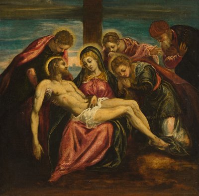 Bědování od Circle of Jacopo Tintoretto