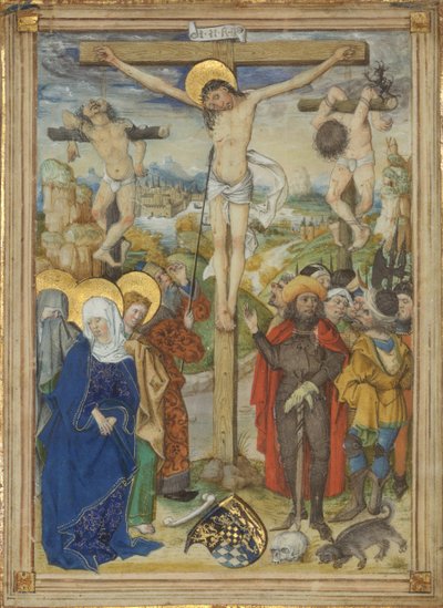 Ukřižování, 1481-82. od Circle of the Housebook Master
