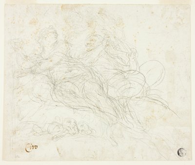 Nymfa a satyr od Ciro Ferri
