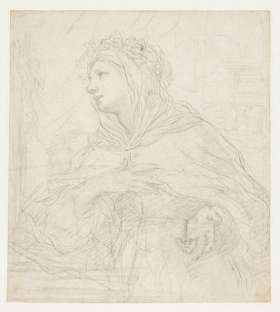 Studie Santa Rosalia z Palerma od Ciro Ferri
