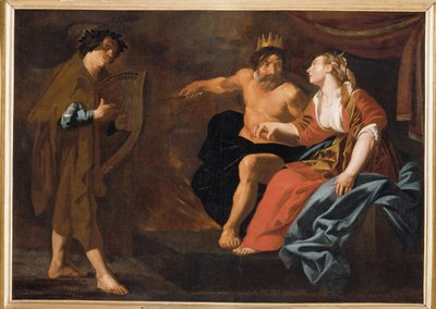 Orfeus, Pluto a Proserpina. od Claes Cornelisz. Moeyaert