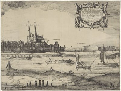 Profil Deventer (deska IV) od Claes Jansz. Visscher (II) (possibly)