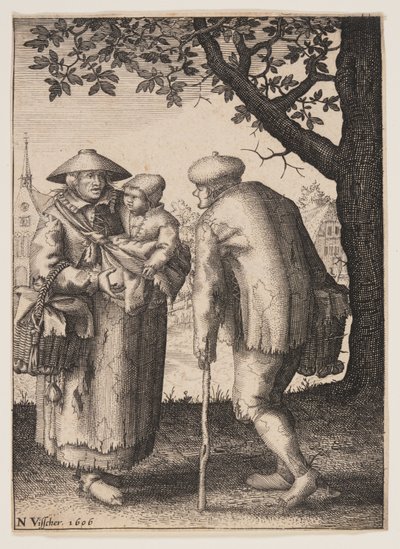 Rolnická rodina od Claes Jansz. Visscher