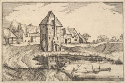 Pond, deska 9 z provincie Brabant, ca. 1610 od Claes Jansz Visscher