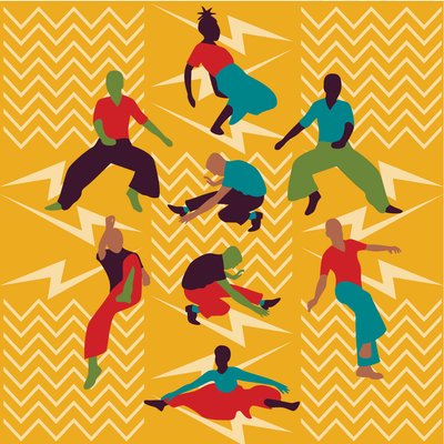 All Night Northern Soul Dancers od Claire Huntley