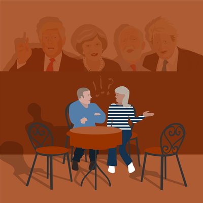 Debata o kavárně od Claire Huntley