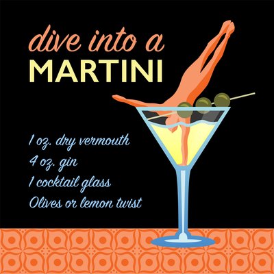 Klasické Martini od Claire Huntley