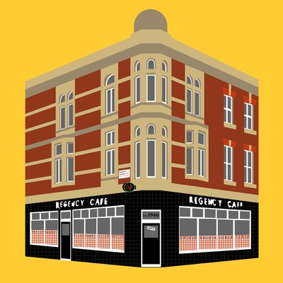 Regency Cafe, Westminster od Claire Huntley