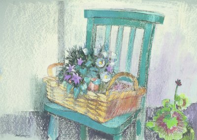 Campanulas a sedmikrásky od Claire Spencer