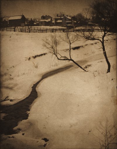 Zimní krajina, c. 1900. od Clarence H. White