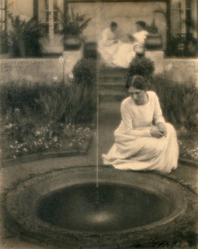 Fontána (platinový tisk) od Clarence Henry White