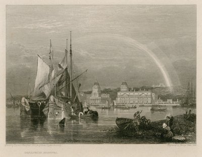Greenwich Hospital, Londýn od Clarkson Frederick Stanfield