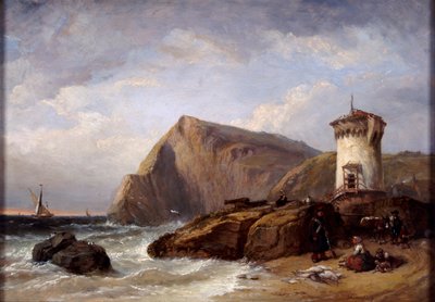 Terracina Tower, 1854 od Clarkson Stanfield