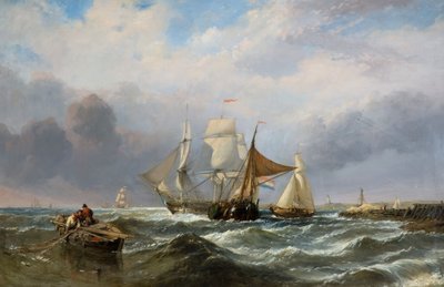 Plavidla u holandského pobřeží, 1829-1860. od Clarkson Stanfield