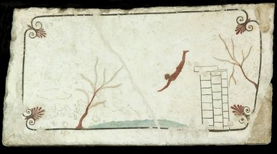 Potápěč. Hrobka potápěče Tomba del Tuffatore, asi 470 př.nl. od Classical Antiquities