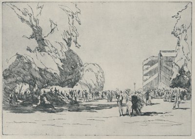 Ascot - Paddock, 1914, 1920 od Claude Allin Shepperson