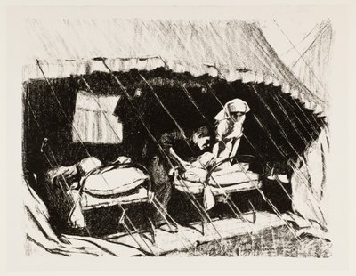 „Stanice pro čištění obětí ve Francii“, 1917 od Claude Allin Shepperson