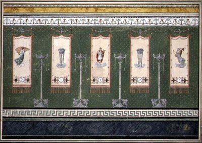 Design pro nástěnnou dekoraci Empire (akvarel a kvaš na papíře) od Claude Amie Chenavard