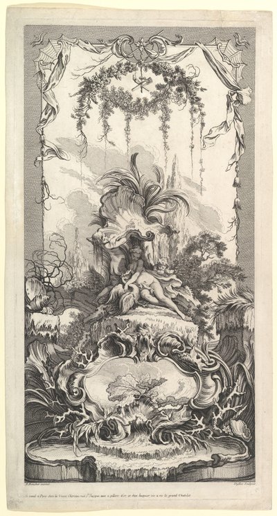 Leda a Swan.n.d. od Claude Augustin Duflos