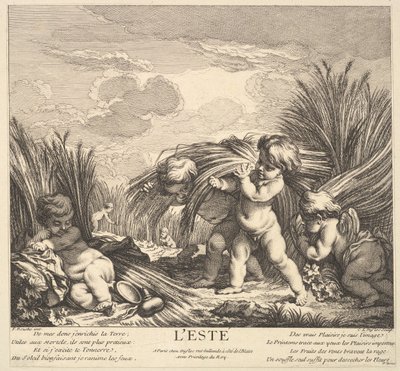 Léto, 1735-86. od Claude Augustin Duflos