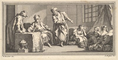Obchodník s otroky, 1746-47. od Claude Augustin Duflos
