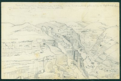 Mar Saba, 1873 od Claude Conder