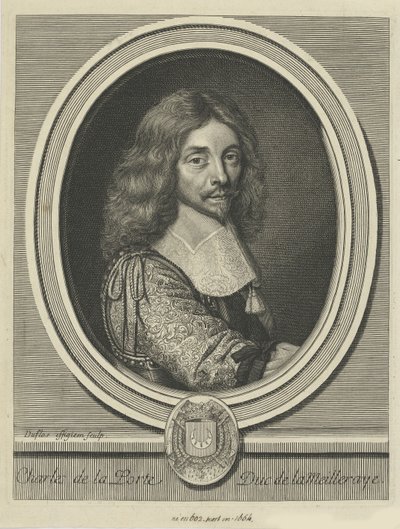 Charles de la Porte, vévoda de la Meilleraye 1602-1664, asi 1690. od Claude Duflos