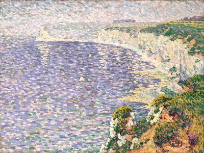 Pohled na útesy v Etretat (olej na plátně) od Claude Emile Schuffenecker