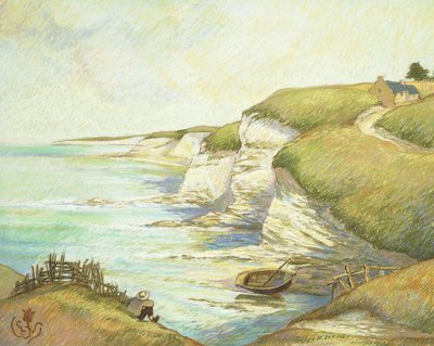 Útesy v Bretani; Útesy v Bretani od Claude Emile Schuffenecker