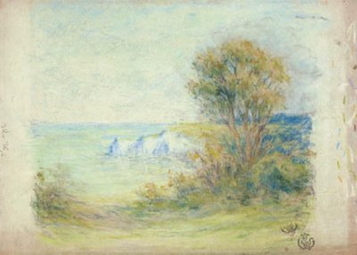 Útesy v Etretatu od Claude Emile Schuffenecker