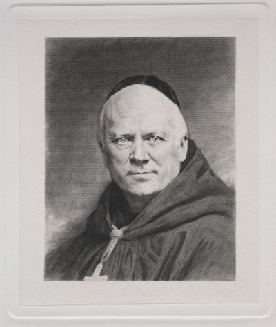 Dom Prosper Gueranger, opat ze Solesmes od Claude Ferdinand Gaillard