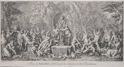 Čtyři festivaly: Bakchův festival od Claude Gillot