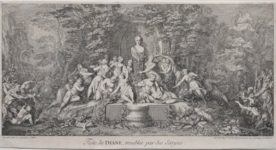Čtyři festivaly: Festival of Diana od Claude Gillot
