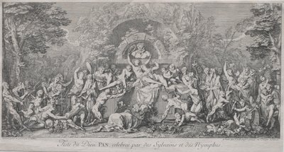 Čtyři festivaly: Festival boha Pana. od Claude Gillot