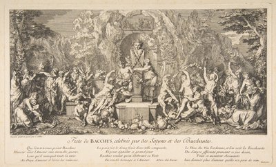 Svátek Bacchus.n.d. od Claude Gillot