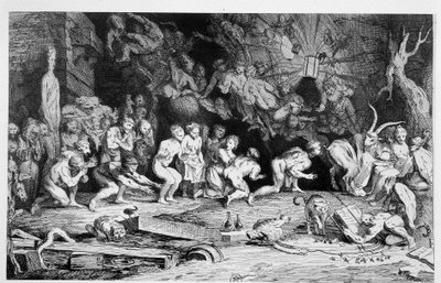 Pocta ďáblovi (scéna Sabbath) - od Caylus d