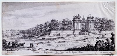 Pohled a výhled na Cours de la Reine Mere Tuto procházku vytvořila Marie de Medicis v roce 1616 poblíž Place de l