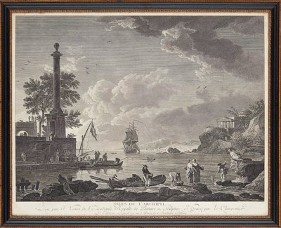 Francouzské ocelorytiny od Claude Joseph (after) Vernet