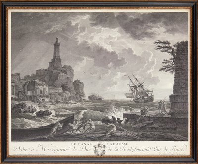 Francouzské ocelorytiny od Claude Joseph (after) Vernet