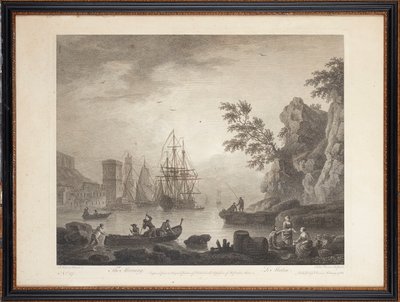 Deset francouzských ocelorytin od Claude Joseph (after) Vernet