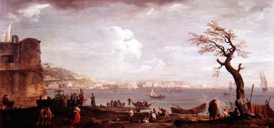 Neapolský záliv od jihu od Claude Joseph Vernet