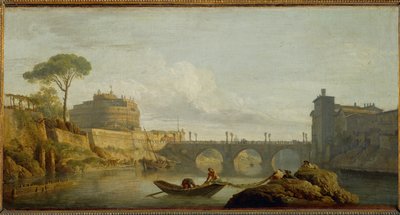 Most a Andělský hrad, Řím ... od Claude Joseph Vernet