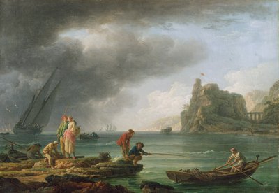 Pobřežní scéna od Claude Joseph Vernet