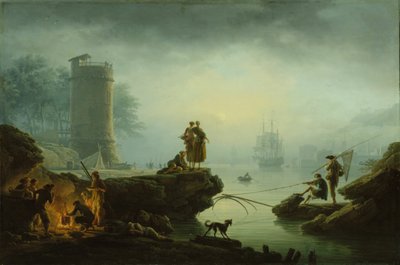 Ráno od Claude Joseph Vernet