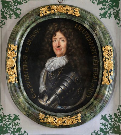 Portrét Rogera Bussy-Rabutina. Hrad Bussy-Rabutin. od Claude Lefebvre