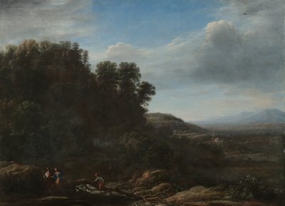 Italská krajina, asi 1630 (olej na plátně) od Claude Lorrain (1600-82)