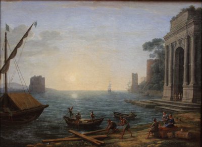 Přístav při východu slunce od Claude Lorrain