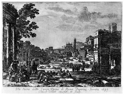 Campo Vacino, c1620-1680 1924 od Claude Lorrain